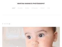 Tablet Screenshot of martinawarwickphotography.com
